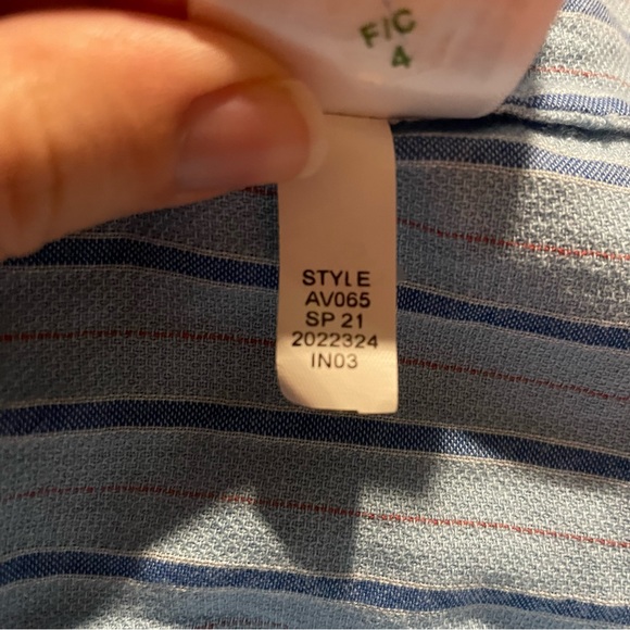 J Crew Balloon-sleeve dress in stripe Blue M Medium - Picture 6 of 7